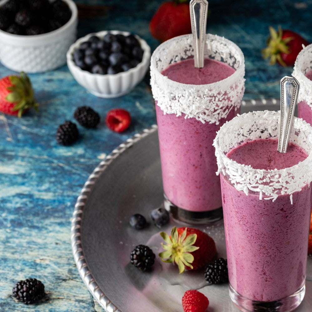 Triple Berry Coconut Water Cleanse Smoothie